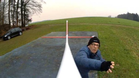 Pilot und Kamera Hugo Bürge