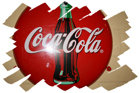 Foto Coca-Cola-Werbung