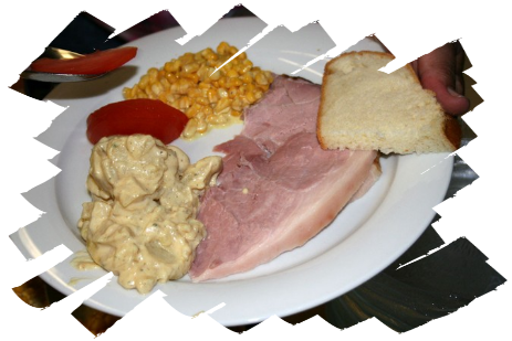 Foto Teller mit Essen