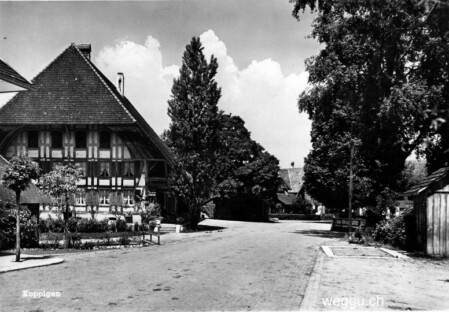 Kreuzung Hauptstrasse-Willadingenstrasse-Mühlegasse