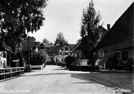 Kreuzung Hauptstrasse-Willadingenstrasse-Mühlegasse